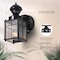 Globe Electric Globe Electric Franklin Matte Black Motion-Sensing LED Wall Lantern 60000001 - alternate 2